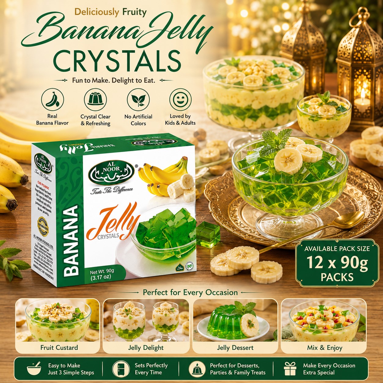 Al Noor Banana Jelly'S 90 GM