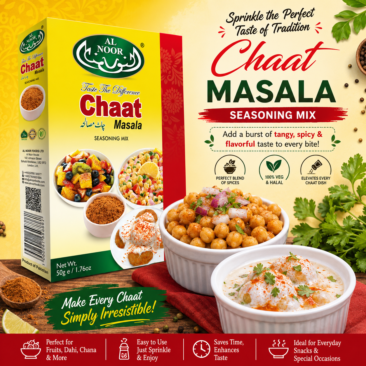 AL NOOR CHAAT Masala 50gms