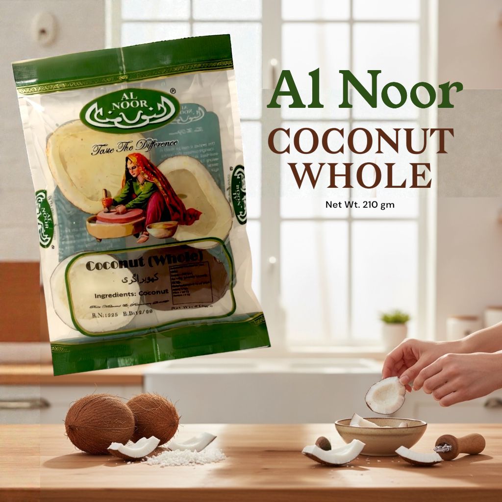 Al Noor Coconut Whole 210g |2.5kg|