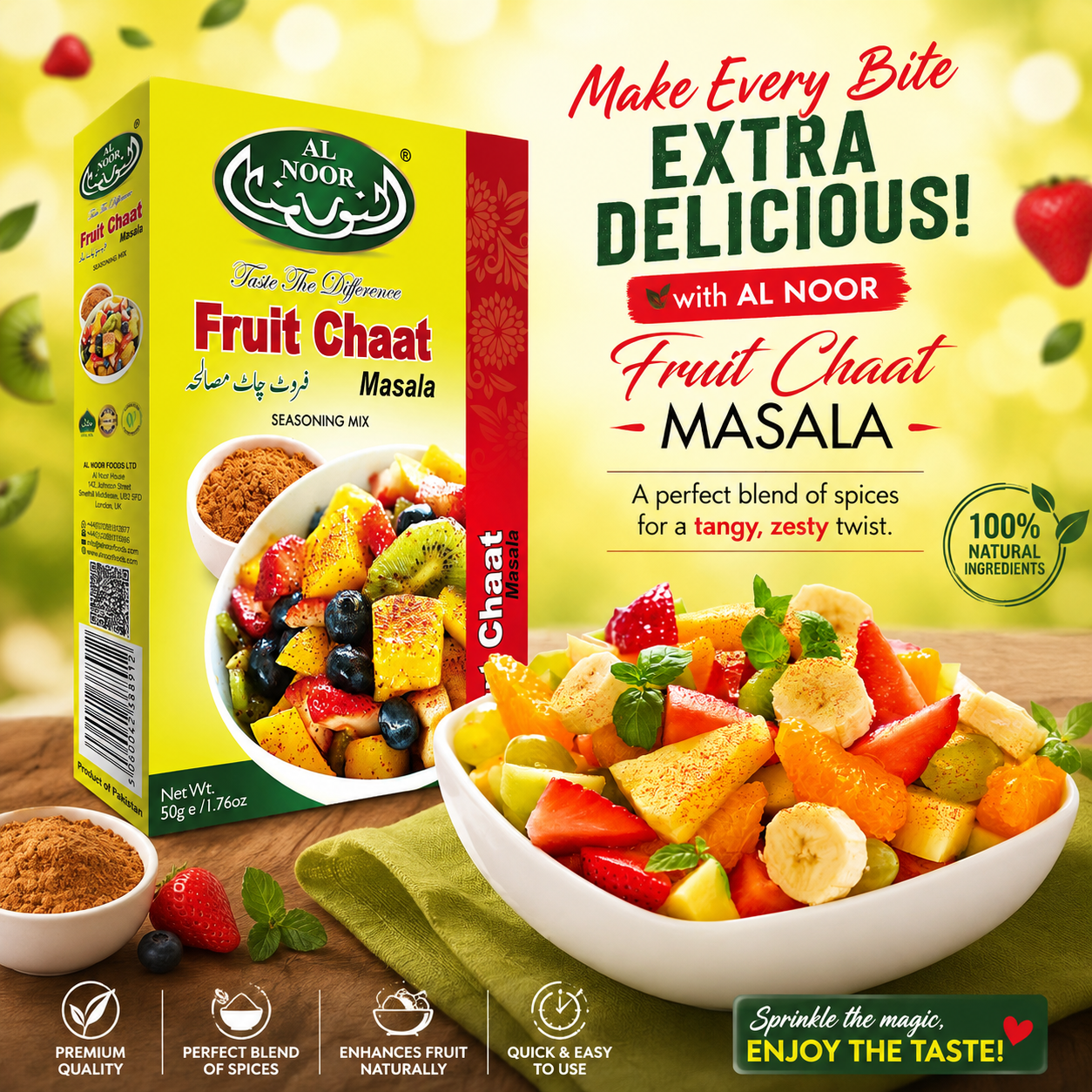 AL NOOR FRUIT CHAAT Masala 50gms