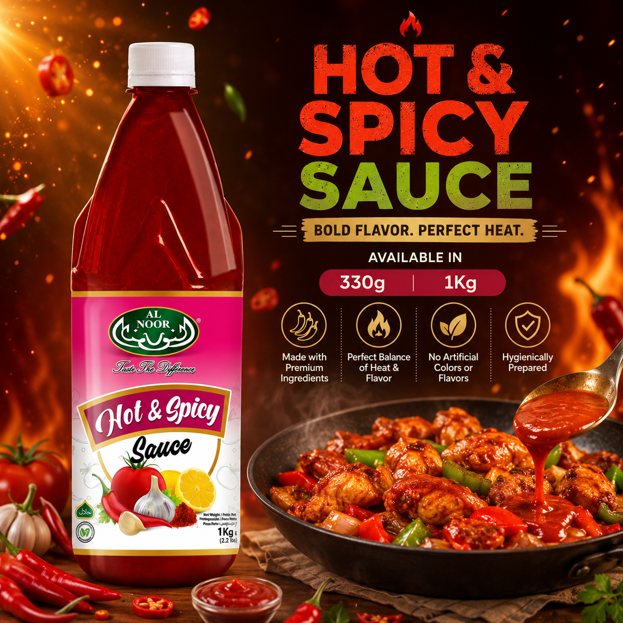 Hot & Spicy Sauce 1kg