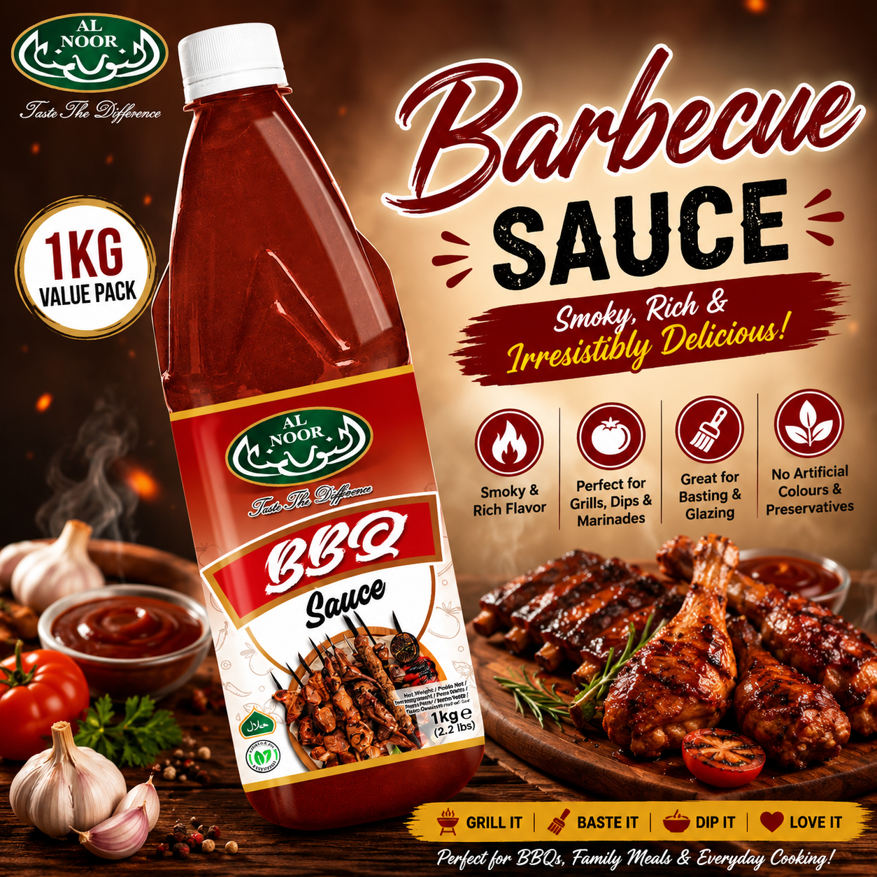 Al Noor BBQ Sauce 1kg