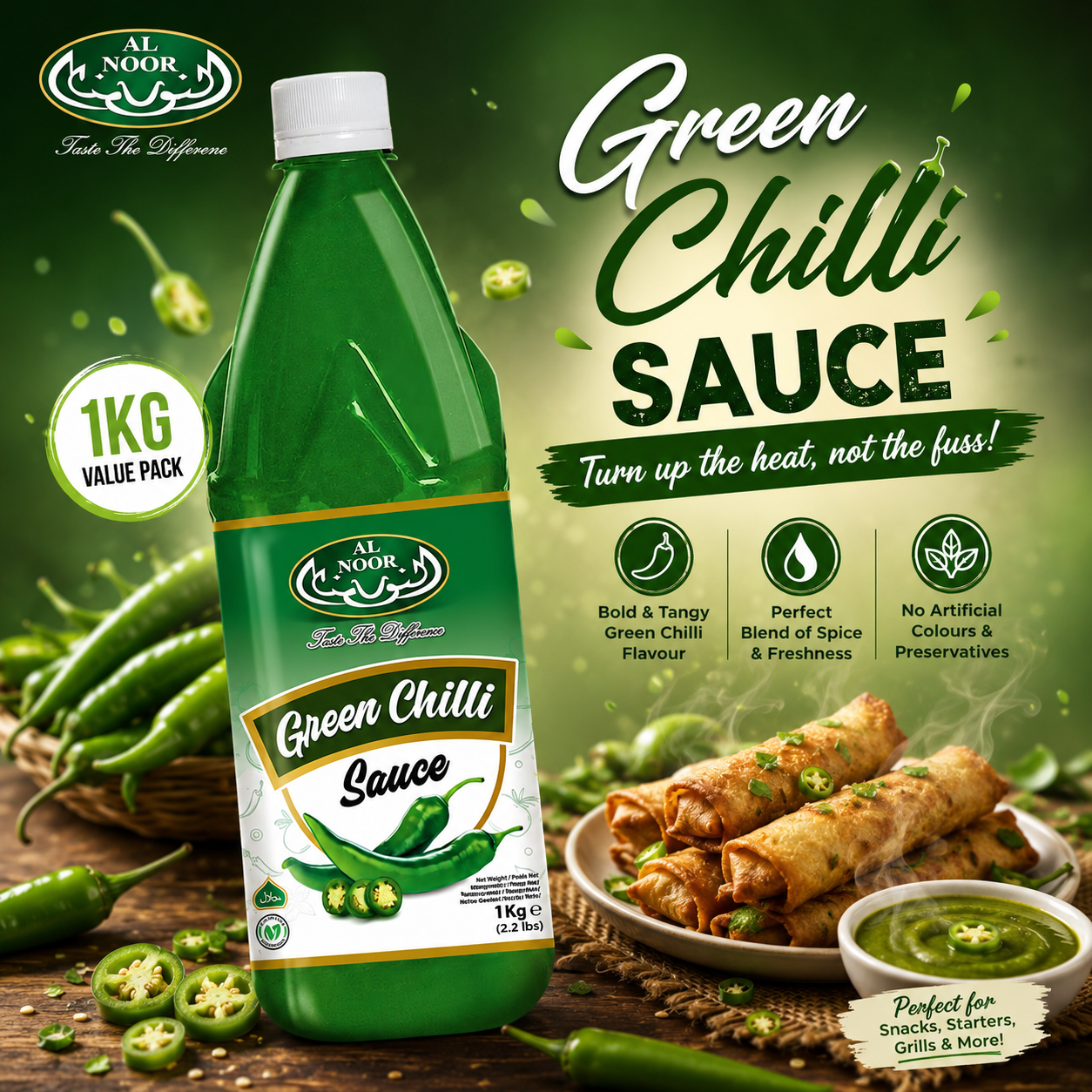 Green Chilli Sauce 1kg