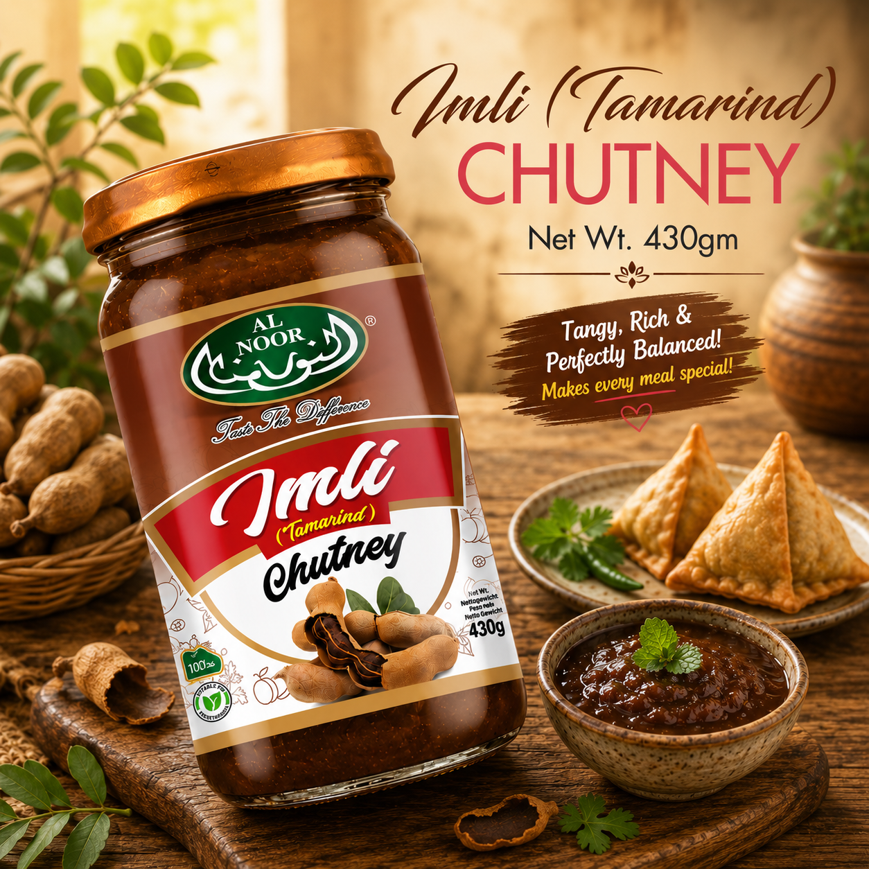 Al Noor Imli Chutney 400 GM