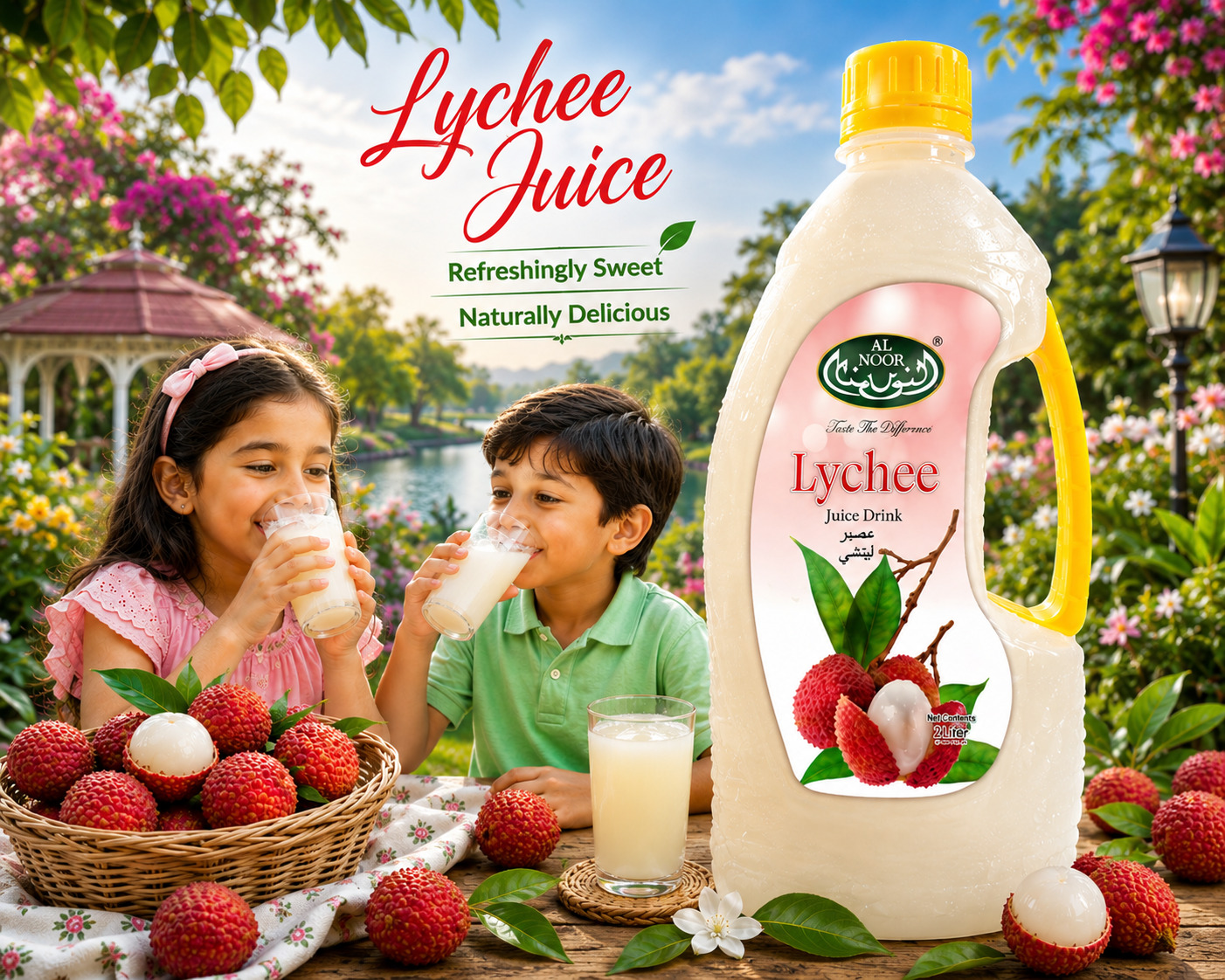 Al Noor Lyeech Juice 2 ltr
