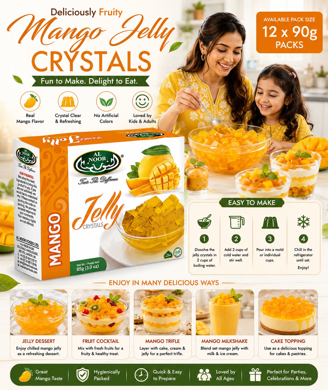 Al Noor Mango Jelly's 90 GM