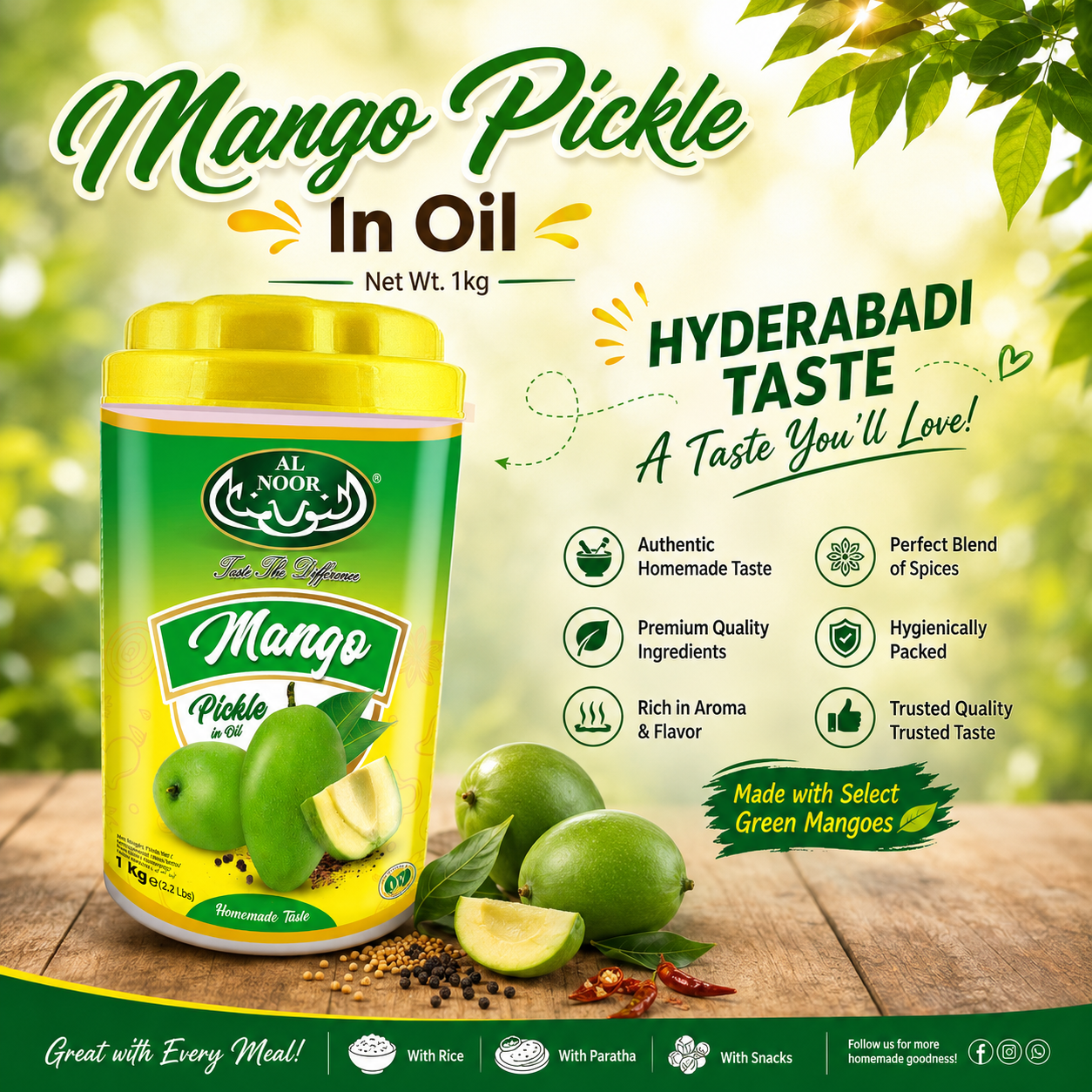 Al Noor Mango Pickle 1 kg