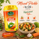 Al Noor Mixed Pickle (Hyderabadi) 1kg