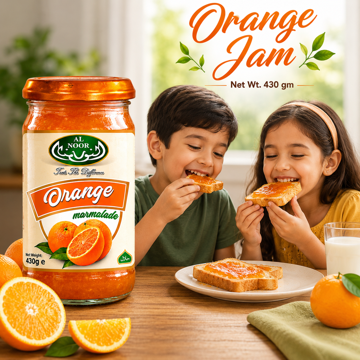 Al Noor Orange Marmalade JAM 430 GM