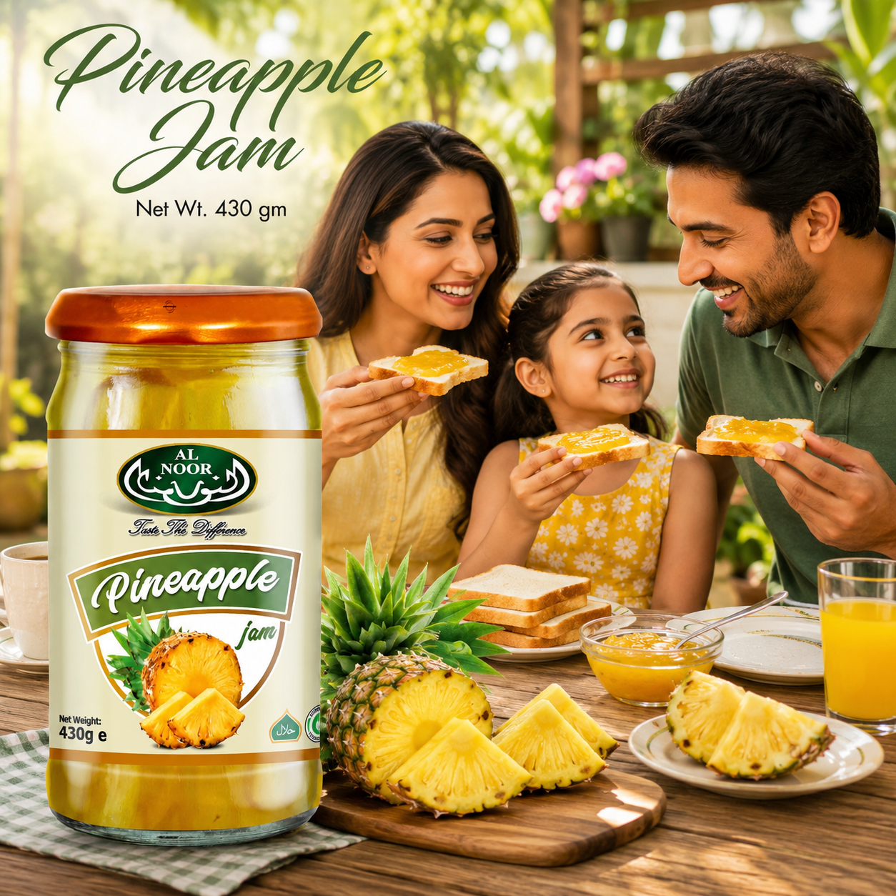 Al Noor Pineapple Jam 430 GM