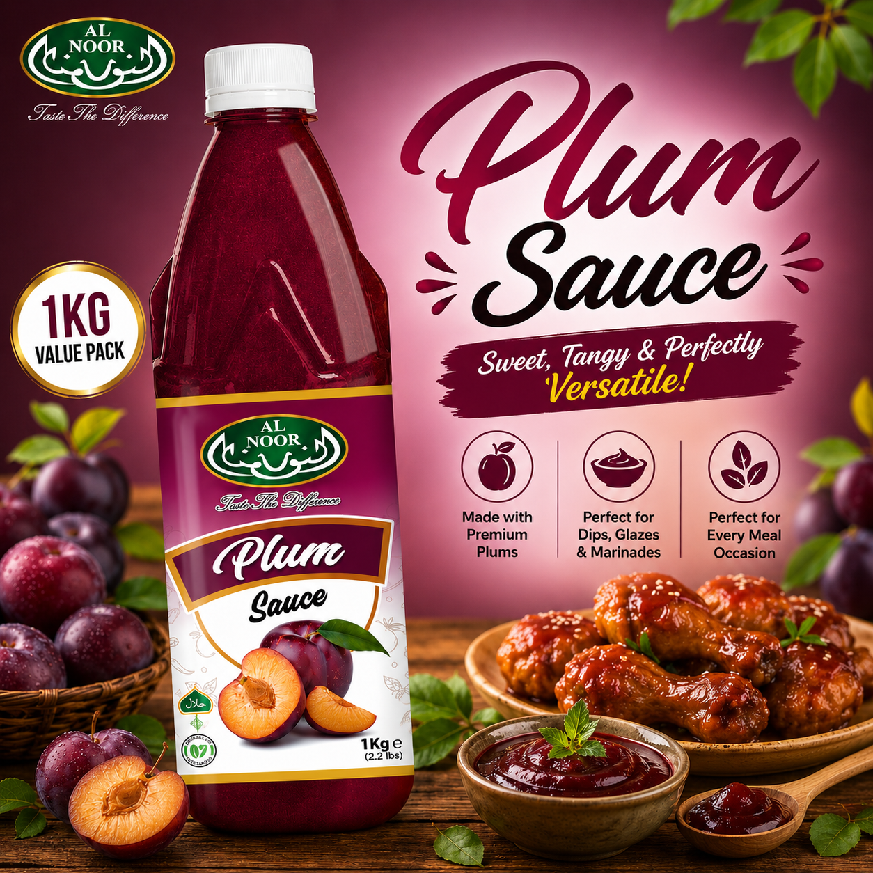 Al Noor Plum Sauce 1kg