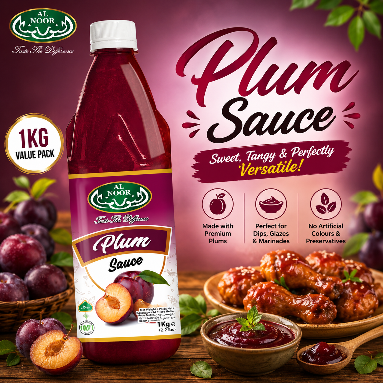 Al Noor Plum Sauce 1kg