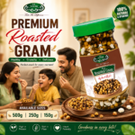 Al Noor Roasted Grams Deliciously Roasted, Perfectly Crunchy🥜👌|150g|300g|500G|