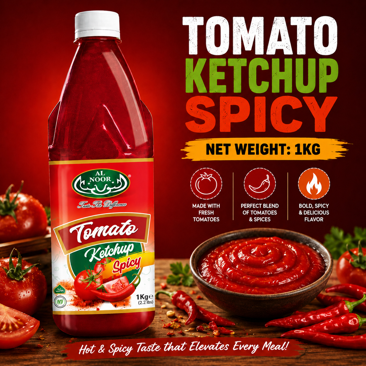 Tomato Ketchup Spicy 1kg