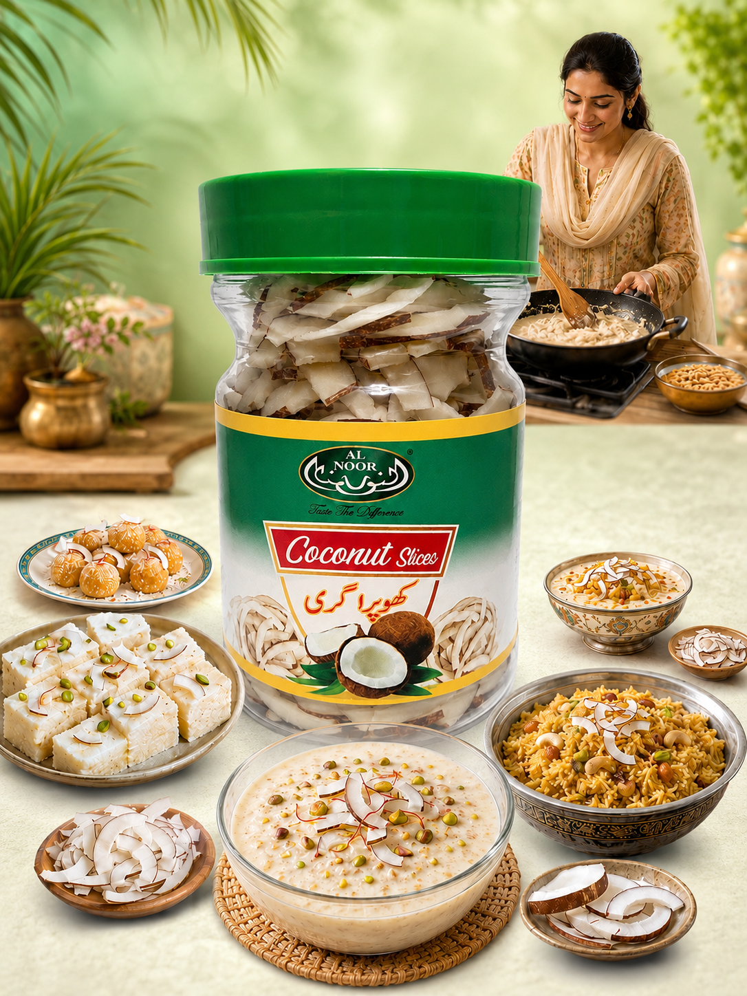 Al Noor Coconut Slices 125 GM