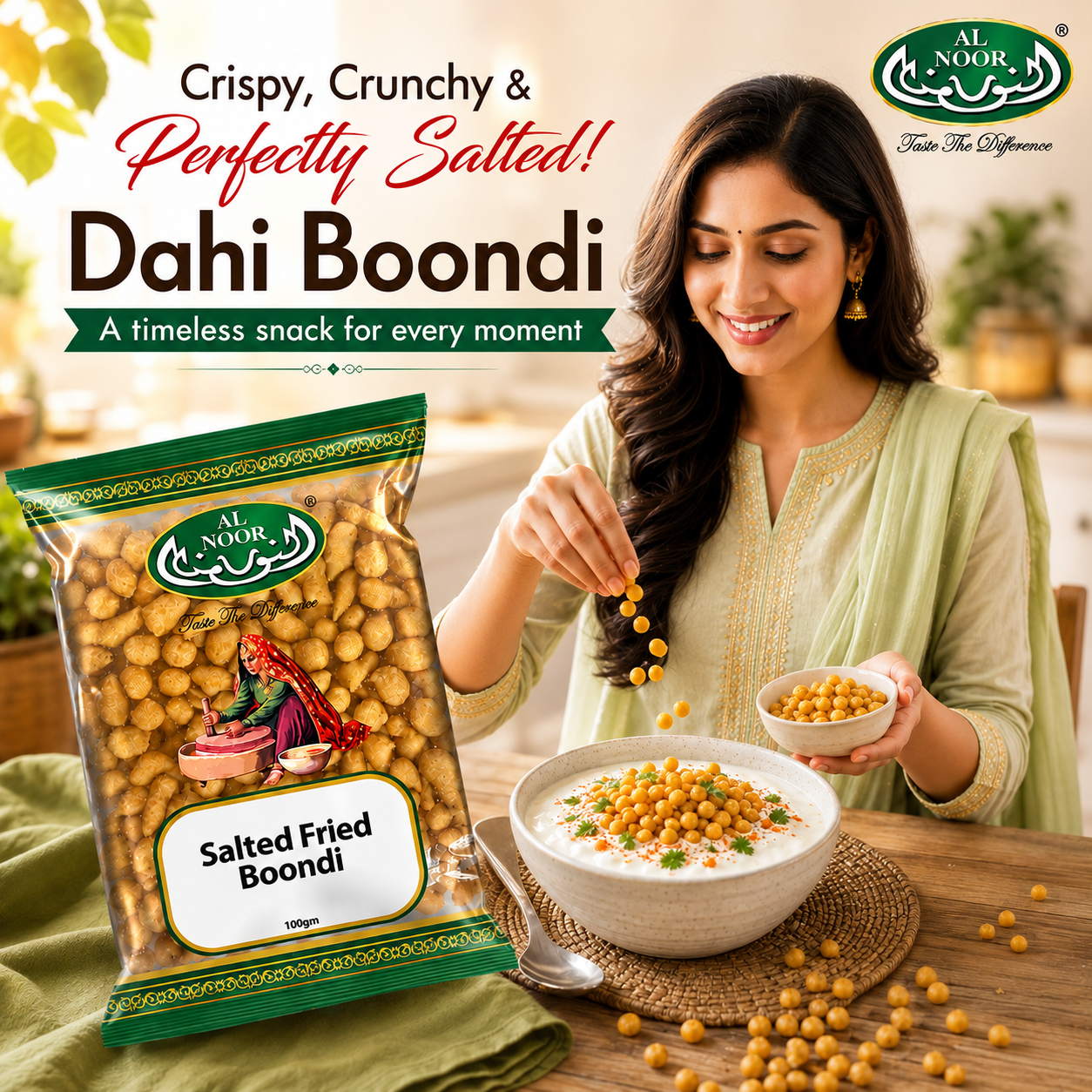 Al Noor Dahi Bara Boondi 150 GM