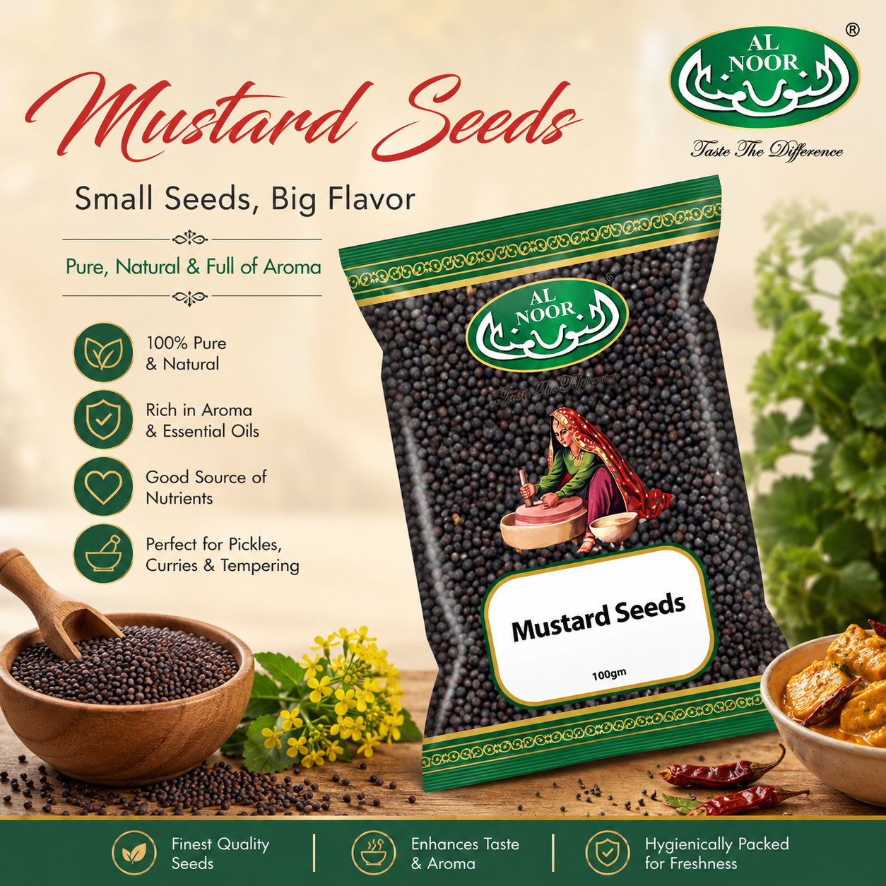 Al Noor Mustard Seeds|150G|