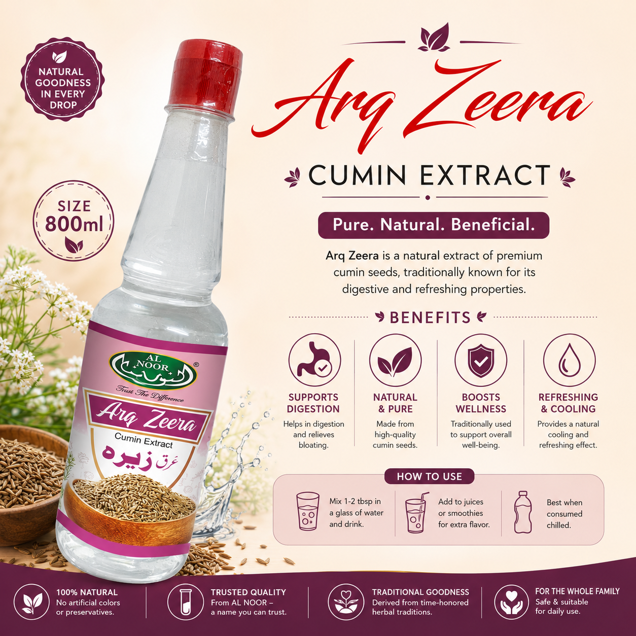 ARQ E ZEERA |800ml|