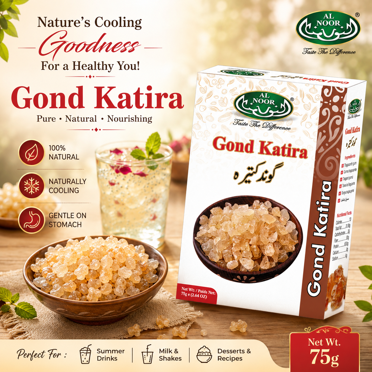 Al Noor Gond Katira |75G|150G