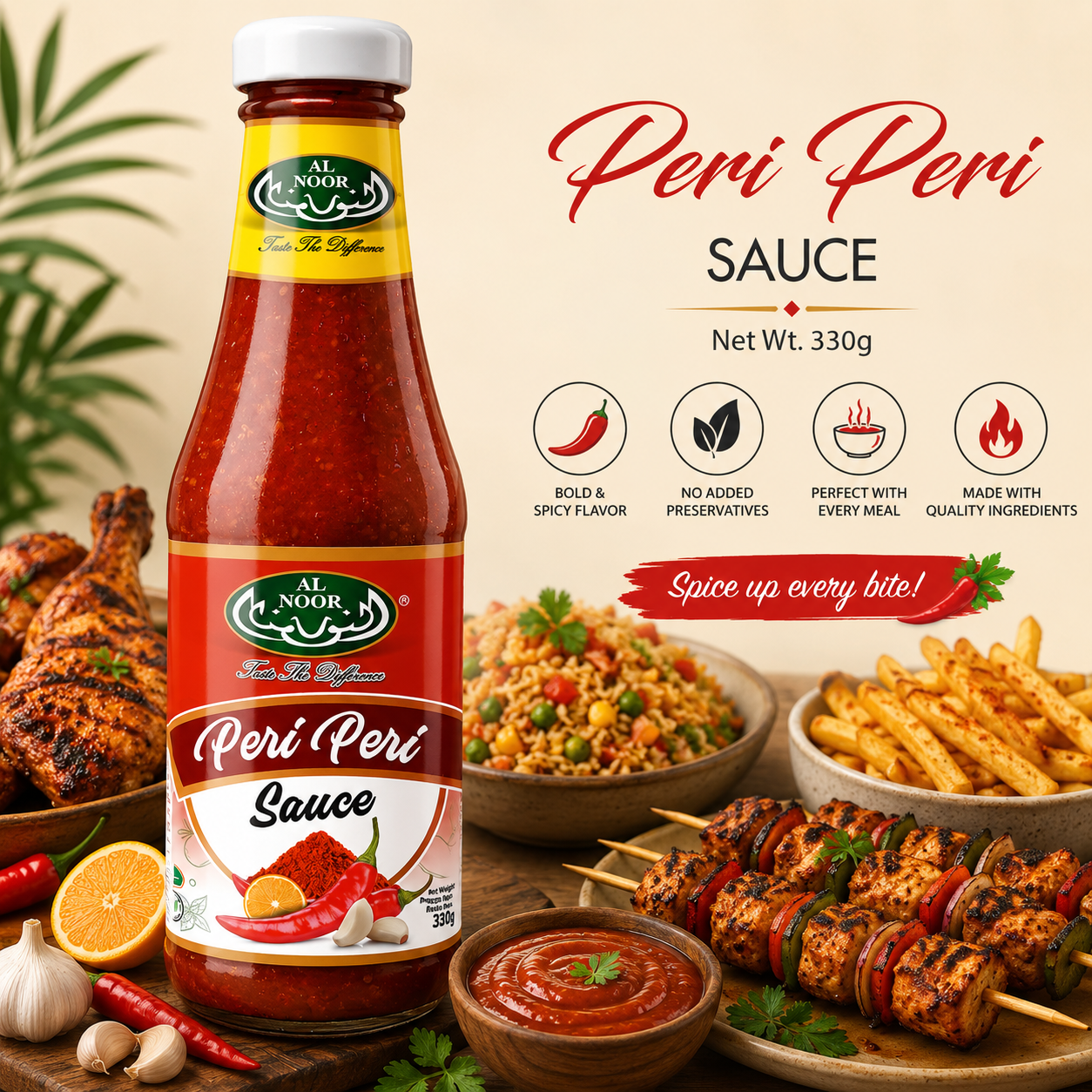 Al Noor Peri Peri Sauce 330g