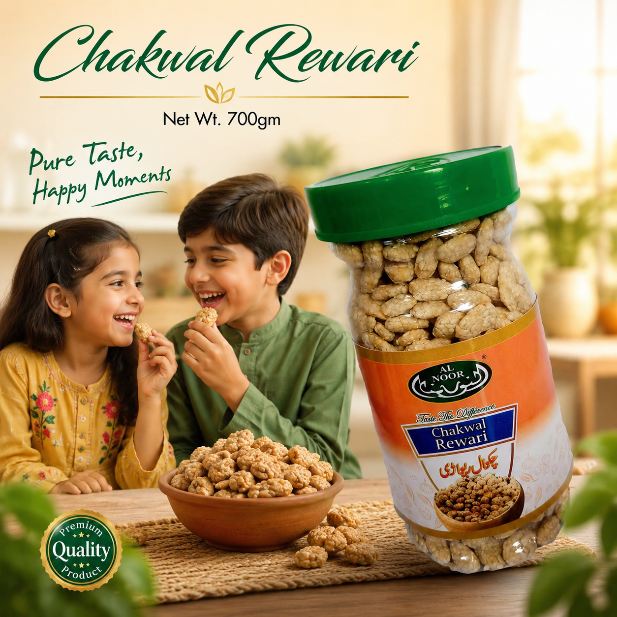 Al Noor Chakwal Dasi Ghee Rewari 100 GM | 200 GM | 350 GM | 700 GM