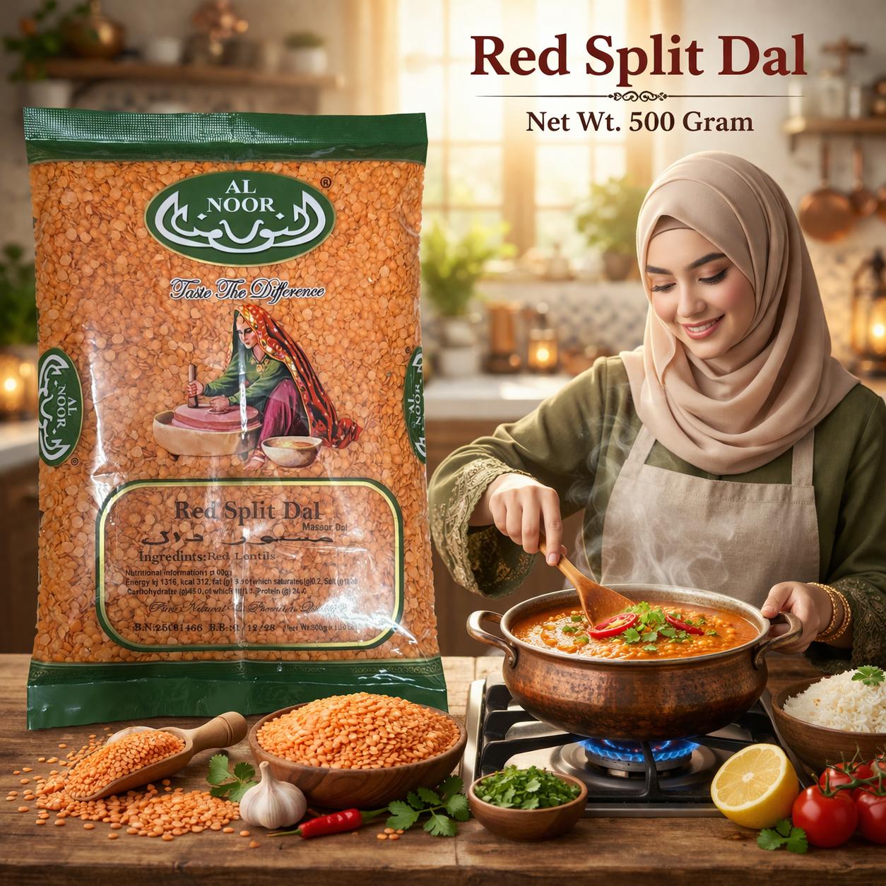 Red Split Lentils (Masoor Dal) 500g|1.5kg