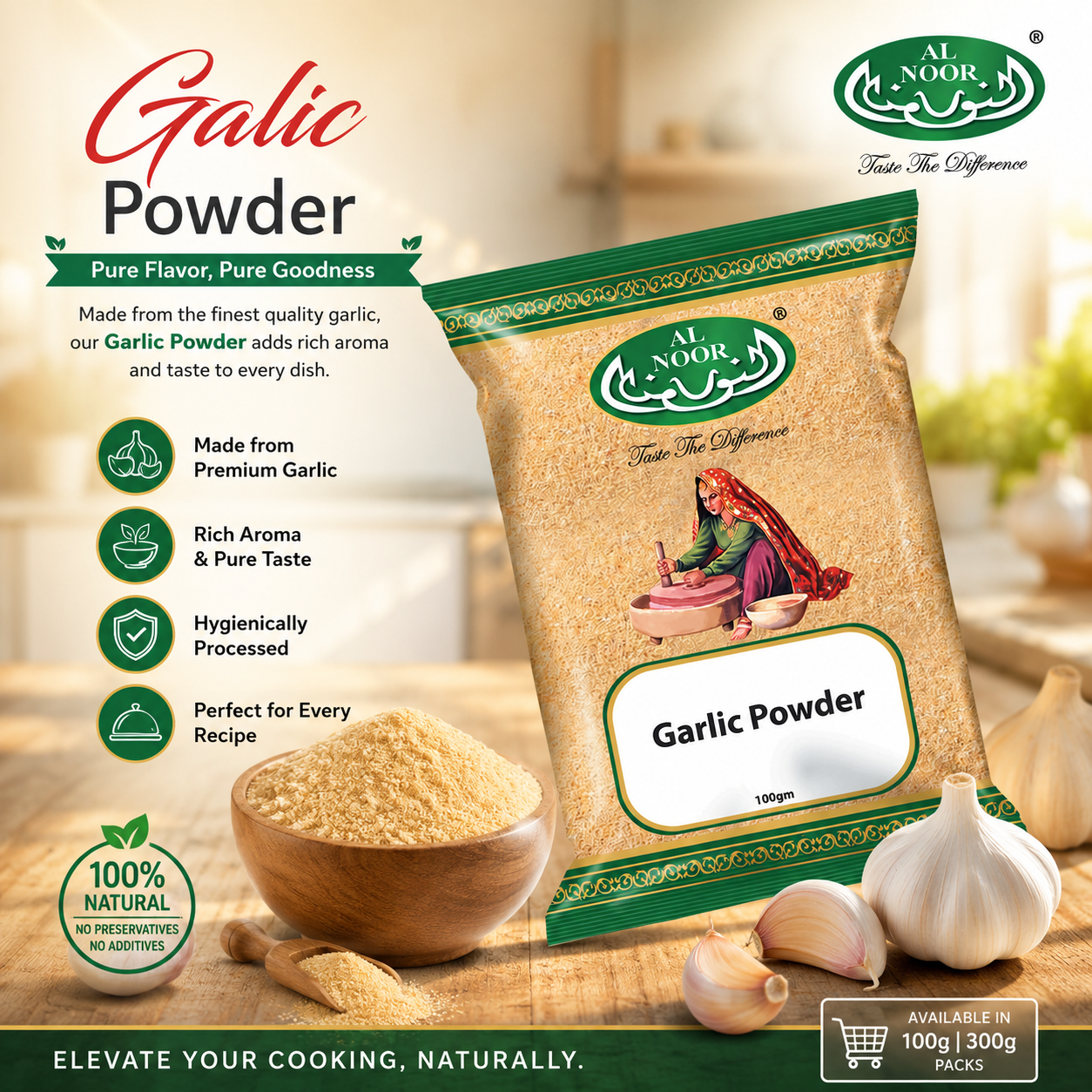 Al Noor Garlic Powder |100G|